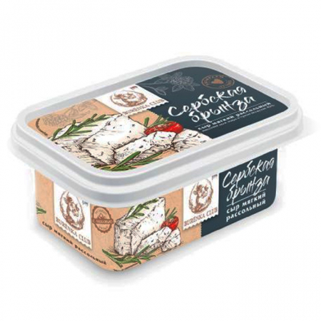 Сыр Burёnka club мягкий Сербская брынза 260гр 45%