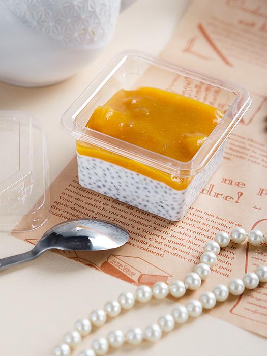 Пудинг с семенами чиа манго/маракуйя на кокосовом молоке 120г пл/ст