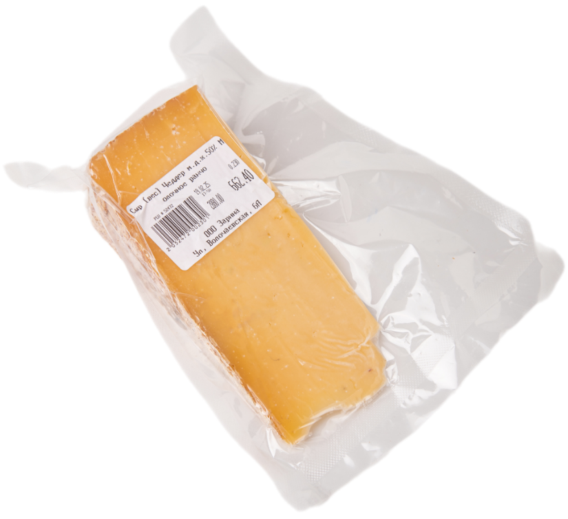 Сыр (вес) Чеддер м.д.ж.50% Молочное ранчо