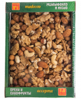 Ассорти ореховое 500г миндаль/грец.орех/кешью/фундук/браз.орех