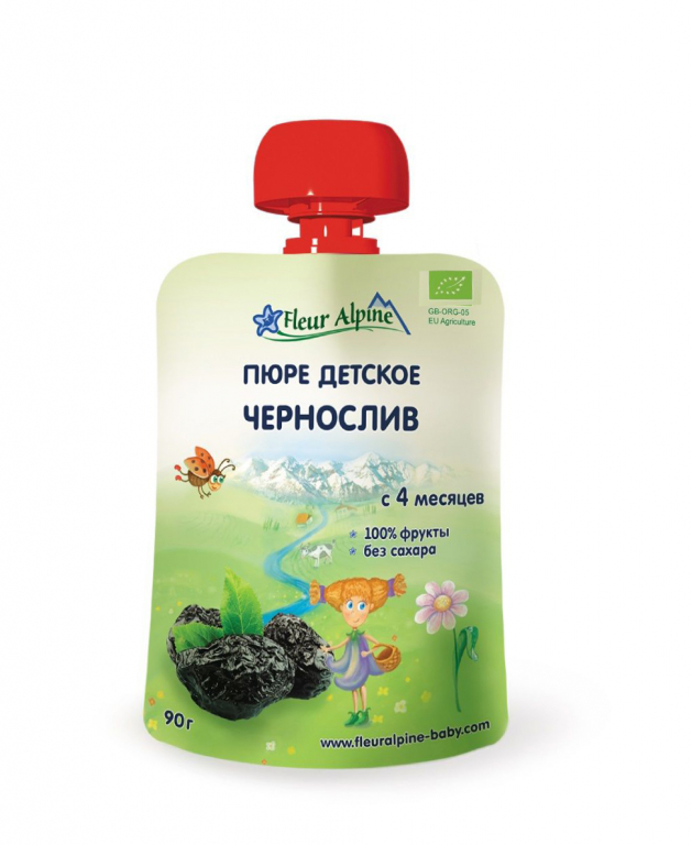 Пюре Fleur Alpine 90гр чернослив пауч