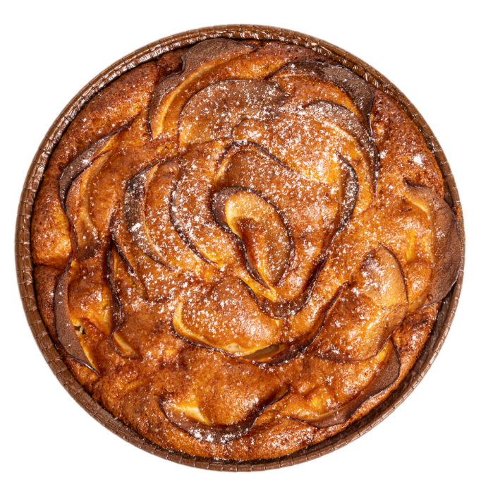 Шарлотка с яблоками 400г