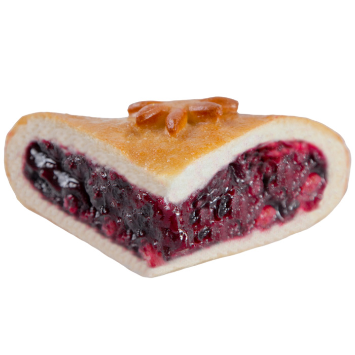 Пирог постный с черной смородиной