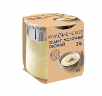 Пудинг Коломенский молочный 170гр овсяный мдж 5% стекло
