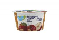 Творог мягкий Lactica из топленого молока печеное яблоко/карамель 130г м.д.ж.4,2% стакан  