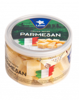 Сыр Пармезан колотый 100гр банка 40% Laime