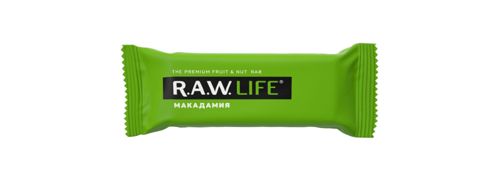 Батончик RAWLife 47гр макадамия