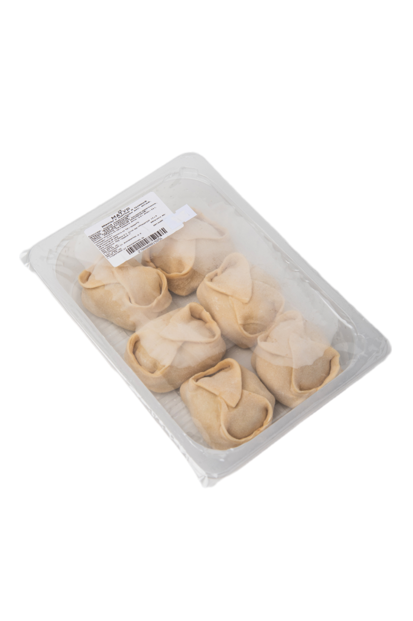 Манты с мясом/тыквой п/ф 400гр конт