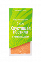 Пастила хрустящая Sattva 50г лемонграсс без глютена и сахара