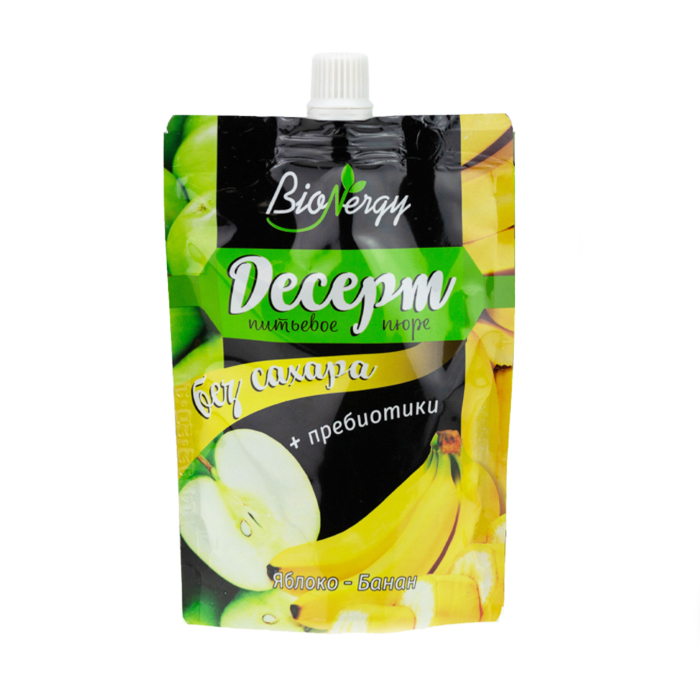 Десерт BioNergy 140гр яблоко/банан