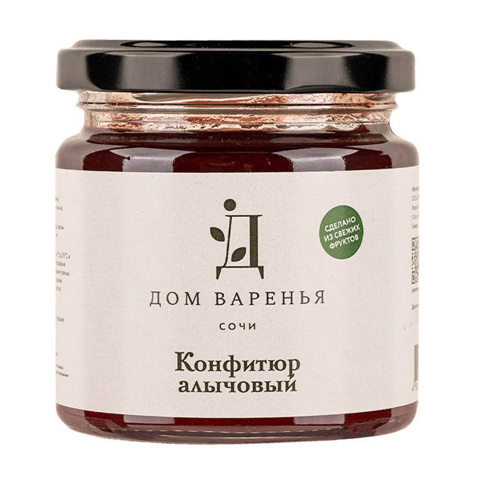 Конфитюр Дом варенья 210г ст/б алычовый
