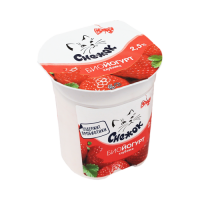 БиоЙогурт Снежок 120г клубника м.д.ж. 2,5%