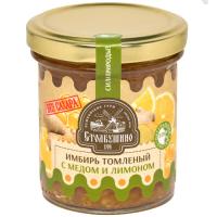Имбирь томленый Столбушино 160г с медом, лимоном ст/б