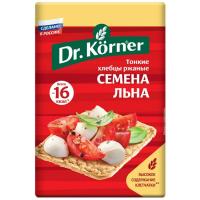 Хлебцы Dr.Korner 100гр ржаные с семенами льна