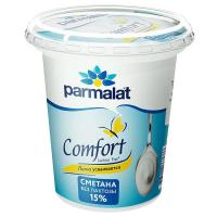 Сметана Пармалат 300г 15% без лактозы