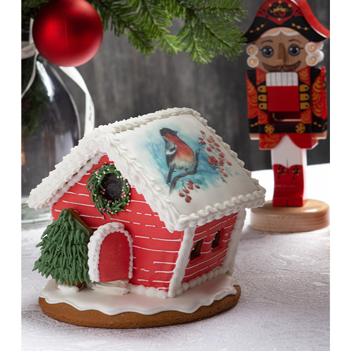 Пряничный домик 450г Снегири