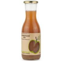 Сок Фермерский 1л яблочный прямого отжима ст/б