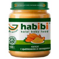 Пюре habibi 100гр кускус с цыпленком и овощами ст/б