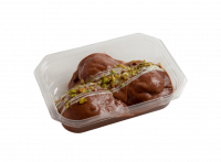 Шоколадный пудинг с профитролями 150г ванна