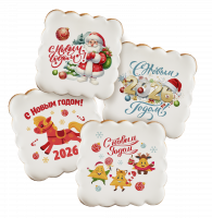 Пряник фотопечать 70г Новый год 2026