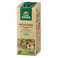 Молоко Село зеленое 0,95л 1,8% безлактоз ультрапастериз п/пак
