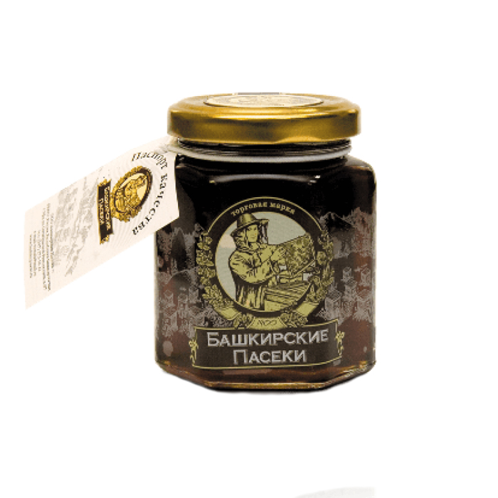 Мед Сотка 250гр гречишный ст/б Башкирские пасеки