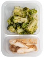 Брокколи на пару 150г+Куриная грудка сувид 100г реди ту ит Брокколи на пару 150г+Куриная грудка сувид 100г реди ту ит