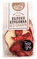 Яблоко/клубника вяленые 30г Tasty story