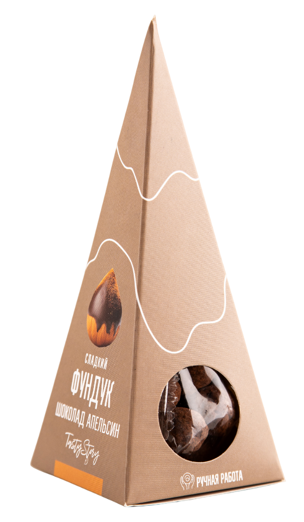 Драже фундук/шоколад/апельсин 40г Tasty story