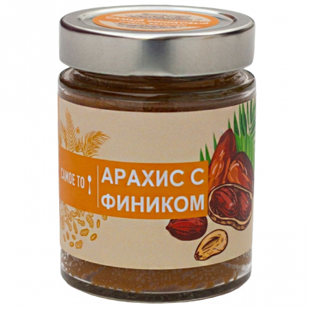 Паста Самое То! 250г арахис с фиником