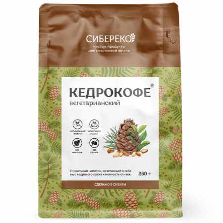 Кедрокофе Сибереко 250г вегетарианский