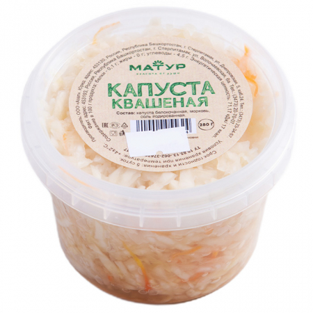 Капуста квашеная 280гр конт
