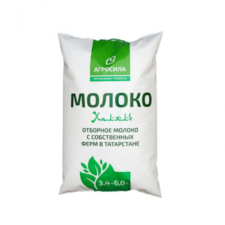 Молоко Агросила 770гр 3,4-6% п/п пастериз.