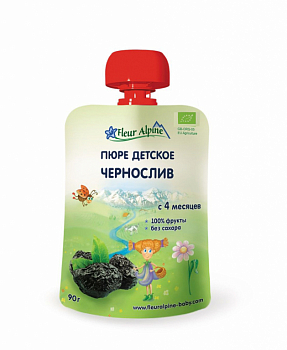 Пюре Fleur Alpine 90гр чернослив пауч