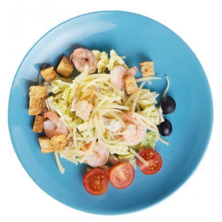 Салат Цезарь с креветками 175гр