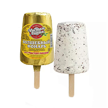 Мороженое Чистая линия Волшебный фонарь 80гр эскимо 