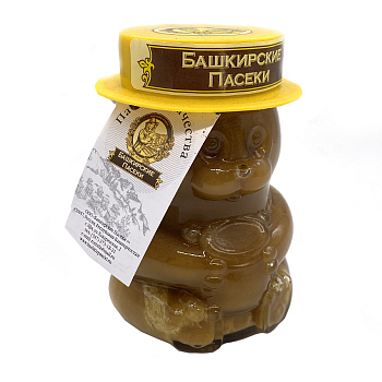 Мед Башкирские пасеки 400гр ст/б гречишный медвежонок