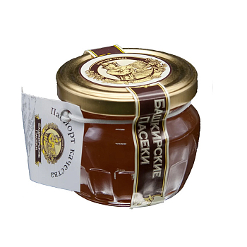 Мед Горшочек 180гр цветочный ст/б Башкирские пасеки