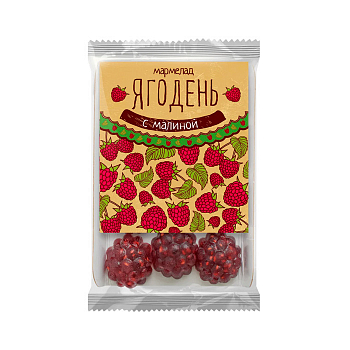 Мармелад Сибирский кедр 165гр ягодень малиновый подл