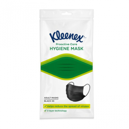 Маска Kleenex 5шт для лица гигиенические для взрослых