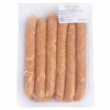 Сосиски детские с сыром п/ф з/м /конт/
