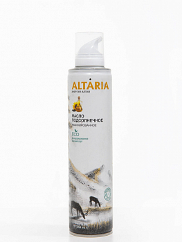 Масло-спрей Altaria подсолнечное 250мл ECO раф. 100% в/с 