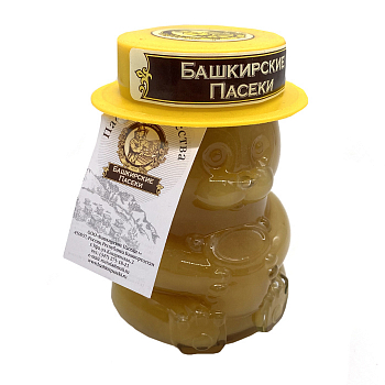 Мед Башкирские пасеки 400гр ст/б цветочный медвежонок