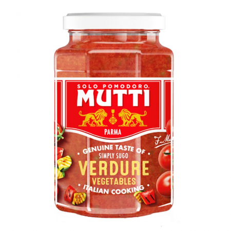 Соус MUTTI 400гр томатный с овощами гриль ст/б