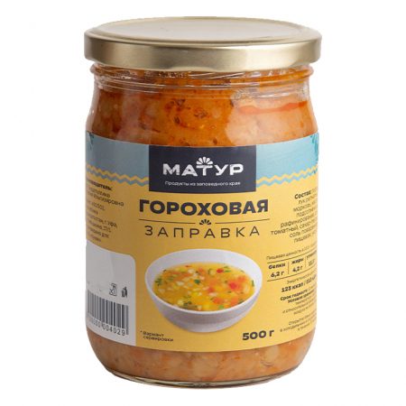 Заправка гороховая 500г ст/б