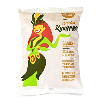 Кукурузные палочки Царевны полей 65гр без сахара