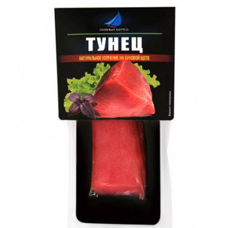 Тунец копченый на буковой щепе 150г в/у Дивный берег