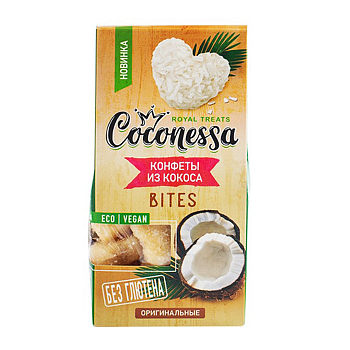 Конфеты Coconessa 90гр кокосовые/классика