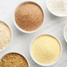 Мука, сахар, соль, сода, молоко сухое