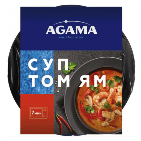 Суп Том Ям с/м ready to eat 250г Agama